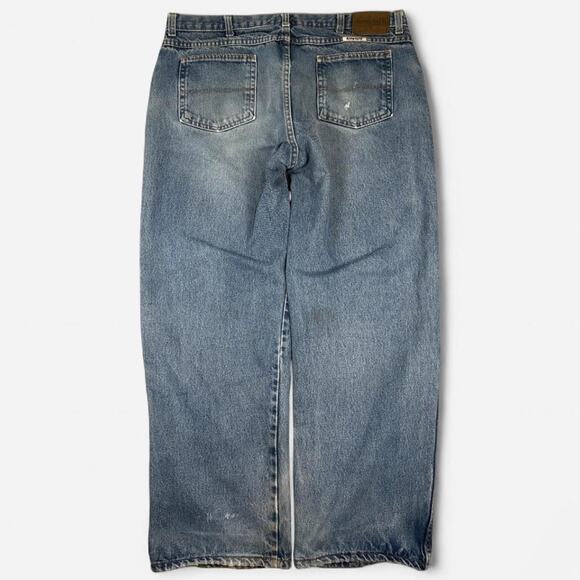 Distressed Armorex FR by Unifirst Flame Resistant Denim Jeans Size 40x32 - Picture 2 of 8